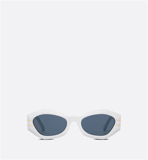 DiorSignature B1U White Butterfly Sunglasses 